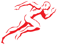 Red Core Performance Academy Logo Man